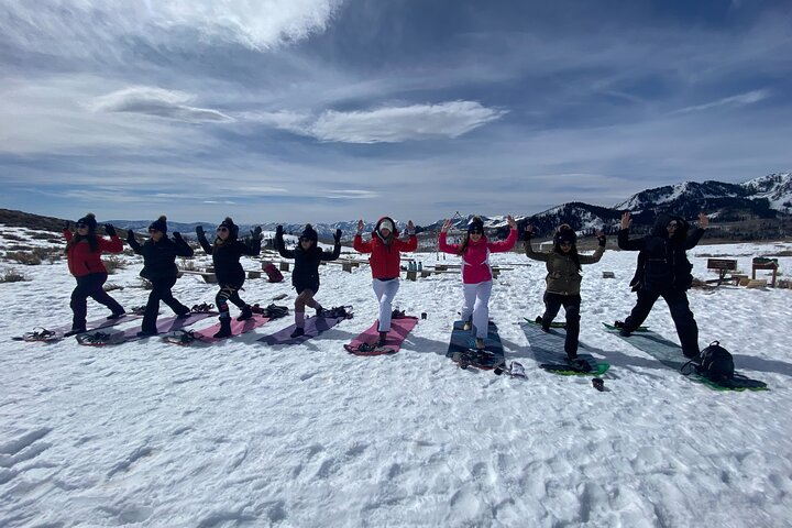 Snowshoe and Snowga (snow yoga) in Park City's Winter Wonderland - Photo 1 of 8